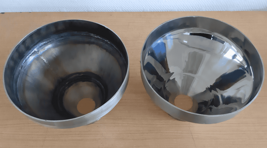 La finition poli miroir de PMP près de Toulouse