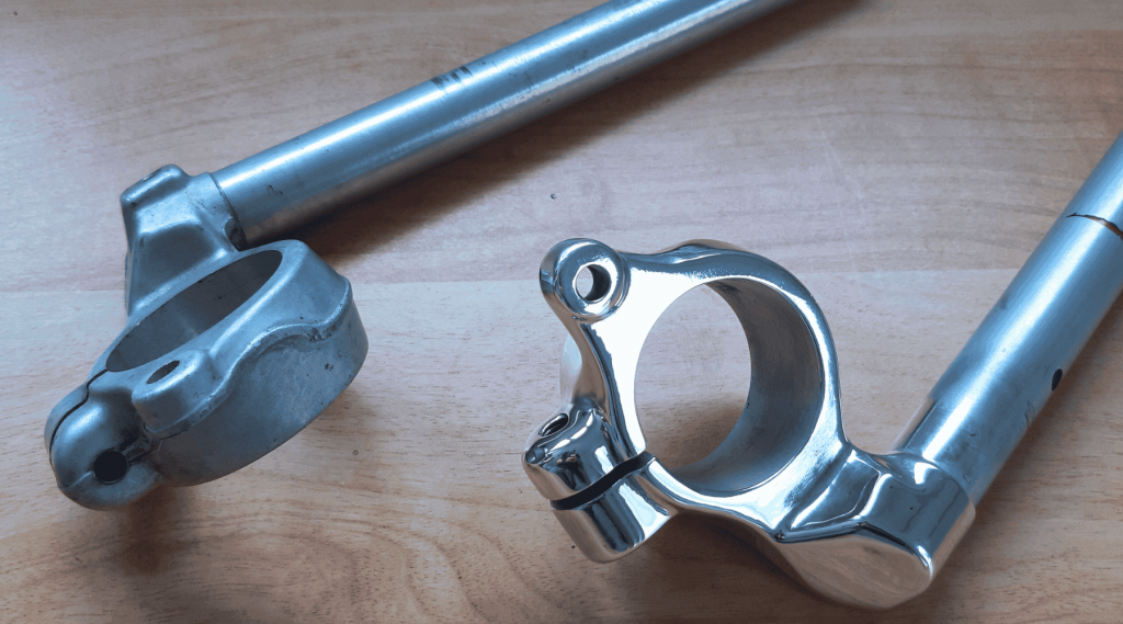 Une finition de polissage avant et après par PMP dans le 64